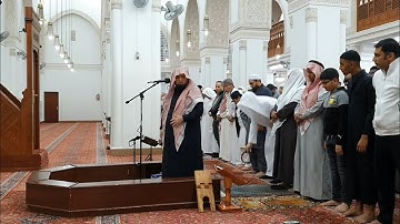 صلاة العشاء يوم الإثنين 26-4-1441 الشيخ محمود خليل القارئ