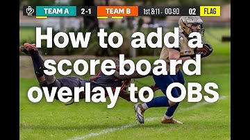 Creating a Scoreboard Overlay for OBS