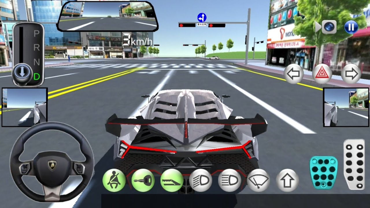 Game học lái xe ô tô | 3D Driving Class | Tập lái xe ô tô lamborghini veneno trên điện thoại #1