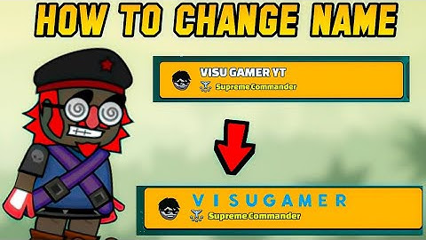 How to Change Name in Mini Militia
