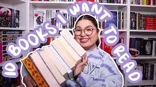 10 books i want to read in 2024 ✨ fantasy, romance, scifi, middle grade, and more!