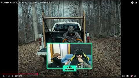 reaccionando a: SLAYTER x YAN BLOCK x NTG - secuestro (Official Visualizer) (Wakers reaccion)