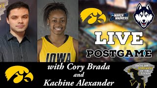 IOWA - UCONN POSTGAME with Kachine Alexander / NCAA Tournament FINAL FOUR / Iowa Women's Basketball