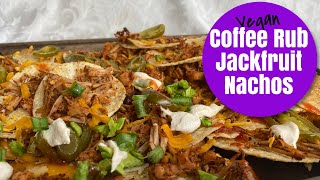 Coffee Rub Jackfruit Nachos