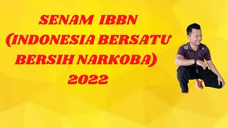 Latihan senam IBBN (Indonesia Bersatu Bersih Narkoba) 2022
