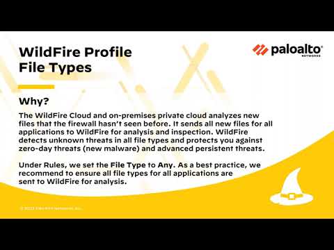 WildFire Profile File Types