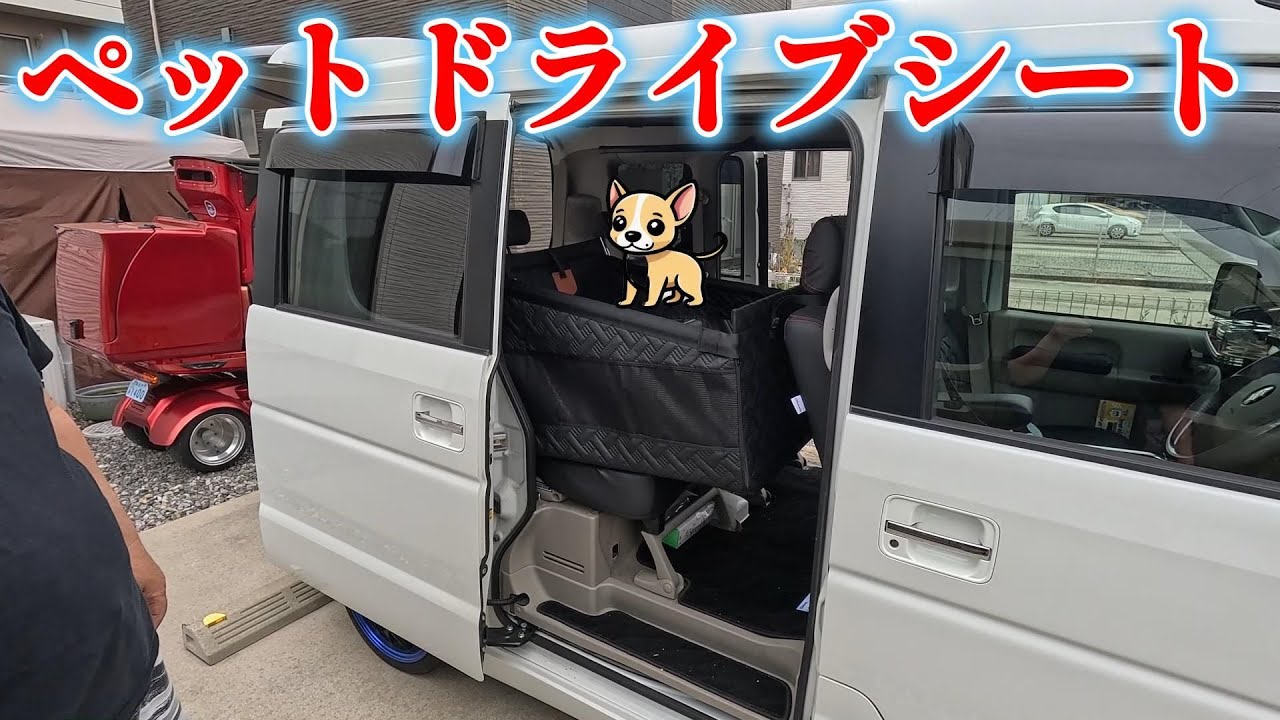 【ペットドライブシート】エブリィワゴンに付けてみました