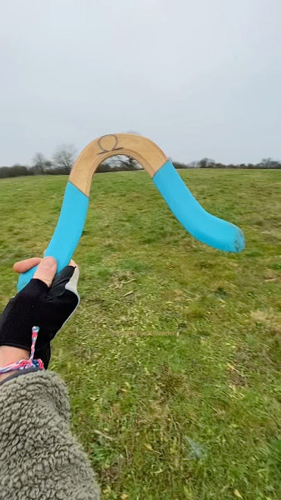 Ω Watch this Boomerang Disappear and Return Ω