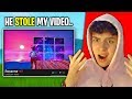 REACTING to People who STOLE my Fortnite Montages.. (so mad) | Kybo