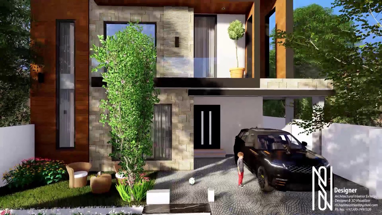 Contemporary 10 Marla House Designed by Studio ARCH YouTube