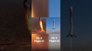 China’s Zhuque-3 1st flight vs. 2nd flight, side by side footage