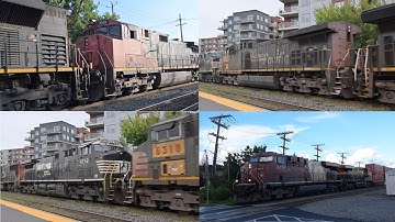 Railfanning Greater Montréal in the month of August! (C44-9WL, Ex SoPac Unit, Olympics unit & More!)