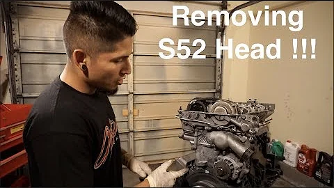 E30 s52 Swap Ep.2 - Removing S52 Head !