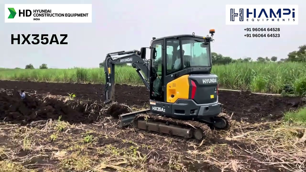 Hyundai HX35Az Mini Excavator 