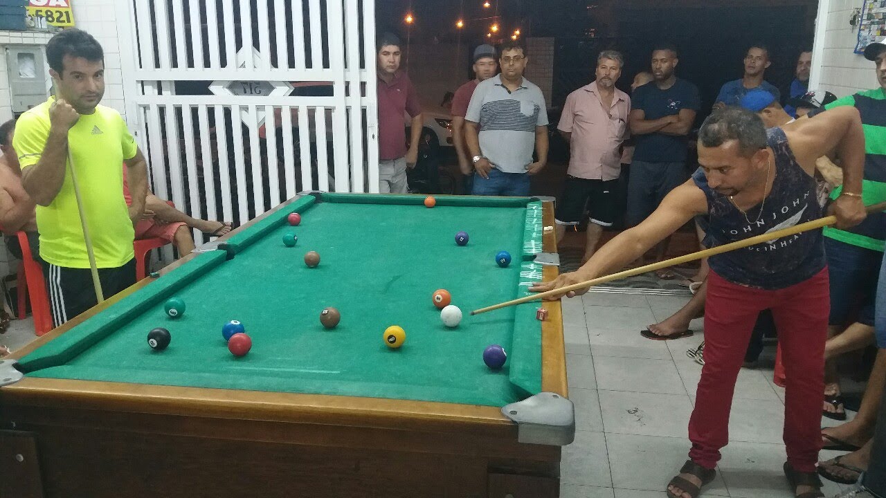 Baianinho de Mauá X Cobrinha, semi final do torneio de sinuca de