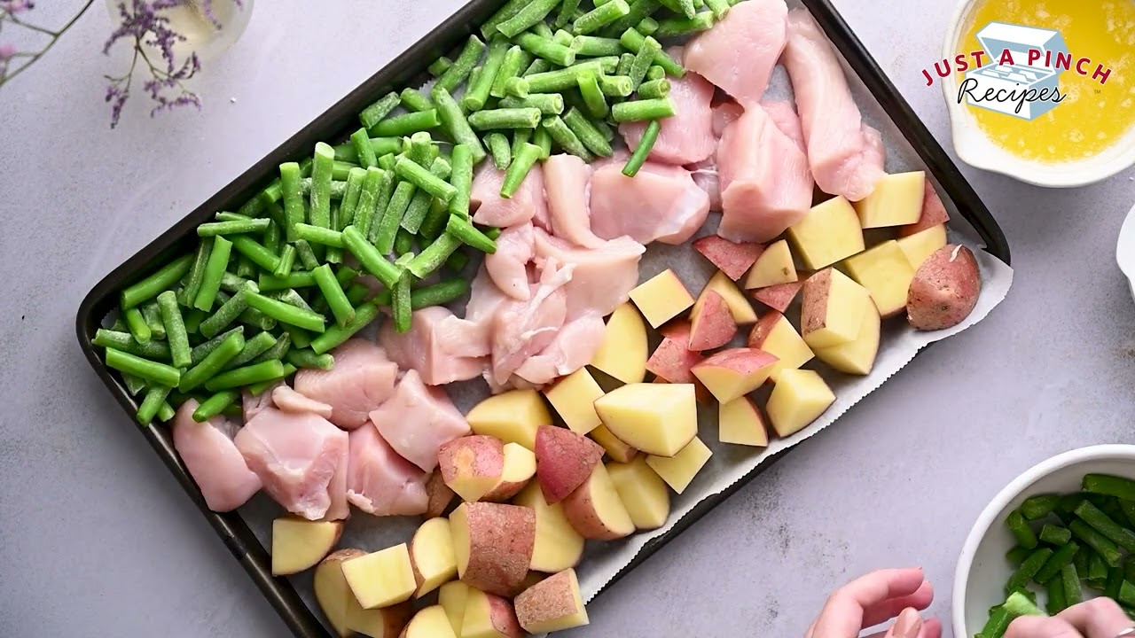 Green Beans, Chicken Breasts and Red Skin Potatoes