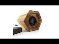 DIY Handmade Wooden Bluetooth Speaker from walnut tree