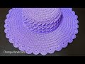 Crochet hat - worm stitch​ | ถักหมวกเชือกร่ม​ ลายหนอน