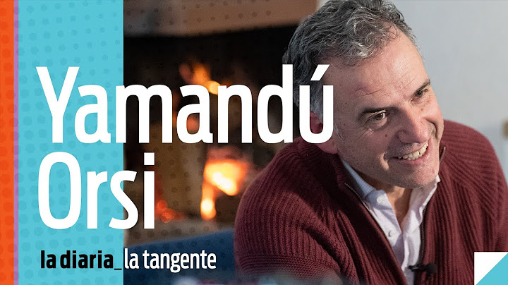 Entrevista a Yamandú Orsi - La Diaria