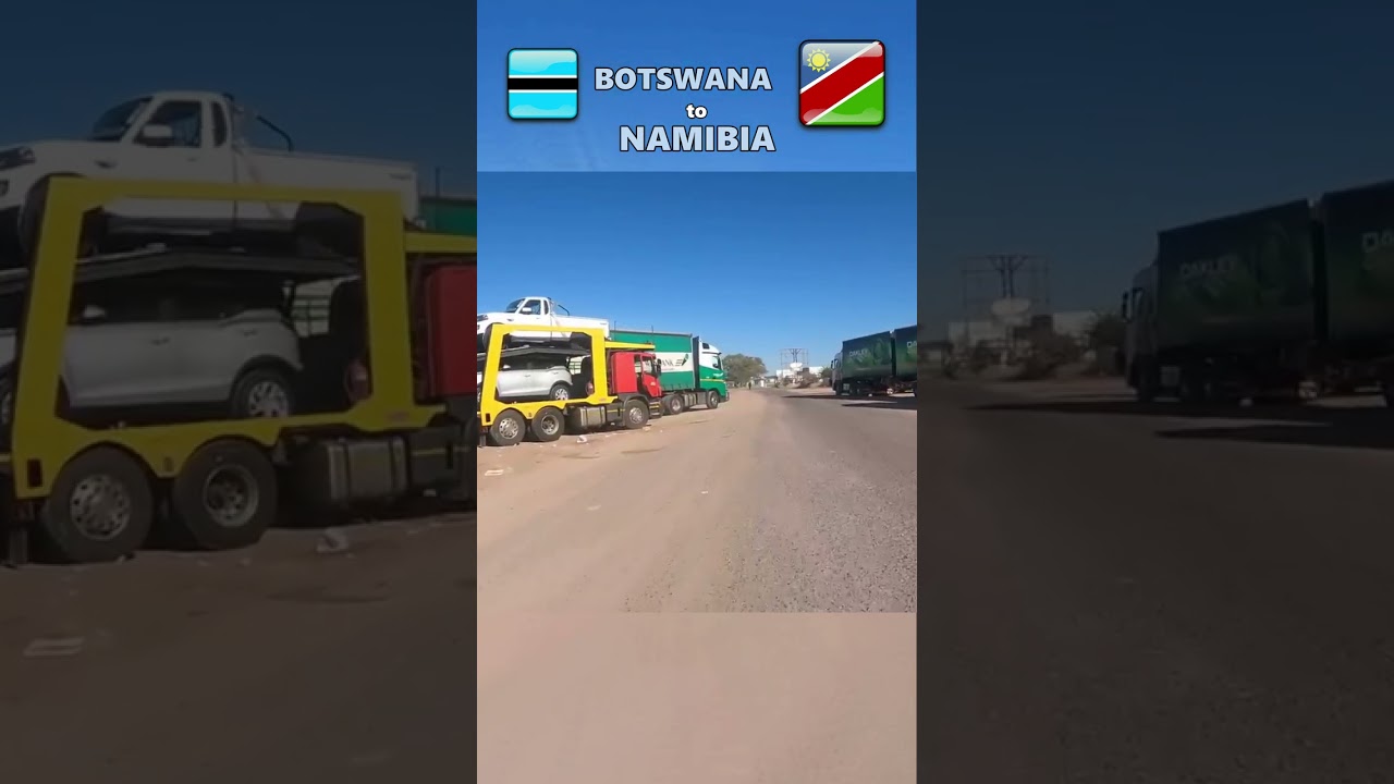 Longest No-Man's land ever on Botswana-Namibia Border !! 