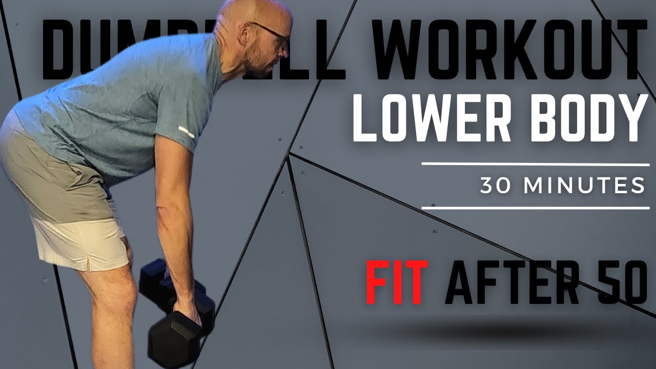 30 Minute Lower Body Dumbbell Workout - YouTube