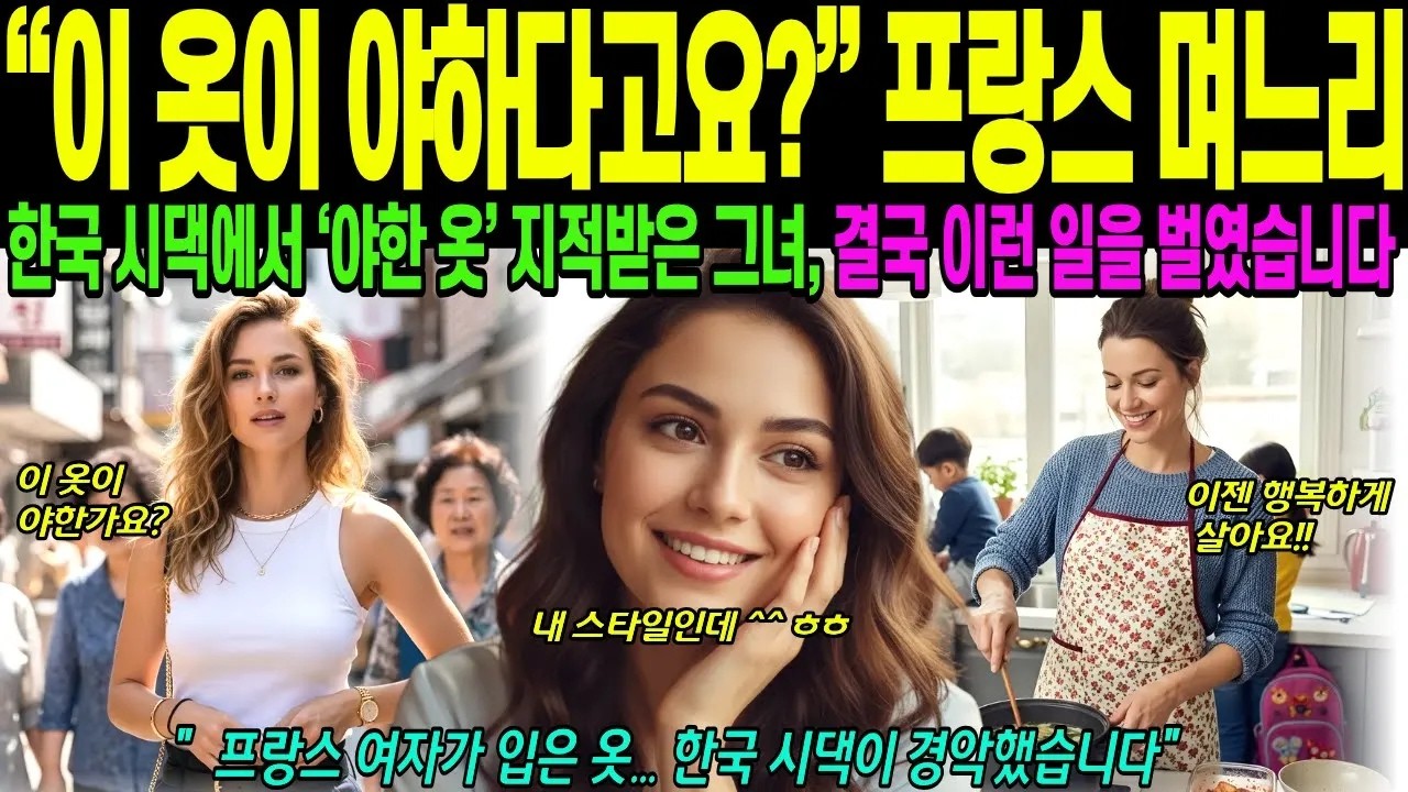 프랑세즈 며느리, 한국 시댁에서 벌