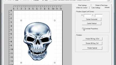 How to Print White Ink Only Designs using the Print From Application in MultiRIP GP dtg RIP Software