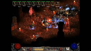 D2LOD 025 Necromancer lvl 30-41 A5 Self-sufficient Skeletons Enchant BO Train in self-IP-game