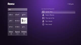 Roku Keyboard Explanation Roku Onscreen Keyboard