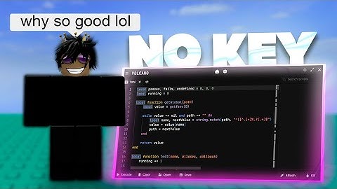 [98% UNC] Roblox "Volcano" Executor No Key Script Exploit Working 2025