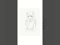 【らくがき】金髪ツインテの女の子 描いてみた #イラスト #イラストメイキング #shorts