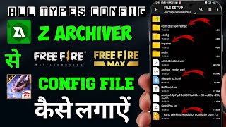 Zarchiver Free Fire Headshot Setting | How To Apply Hack File 2022🥰 | How To Apply Config File FF ♻️ screenshot 4