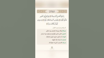 السراج في بيان غريب القران سورة النبأ تلاوة الشيخ سعد الغامدي 3