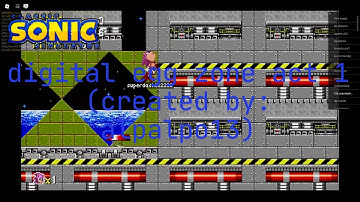 classic sonic simulator test server V13- digital egg zone act 1 (created by: alpalpo13)