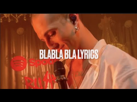 Måneskin BLA BLA BLA LYRICS (live wedding night)