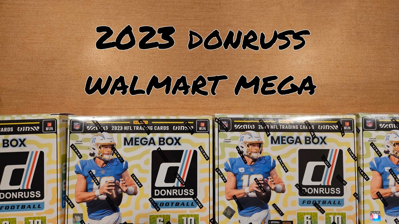 2023 donruss football walmart mega box with pink and red wave optic  previews. - YouTube