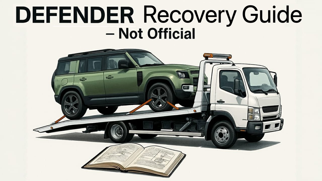 Land Rover Defender Rear Recovery Land Rover Defender L663 Recovery Guide - Unofficial Method ( do not ...
