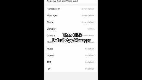 how to change default browser in OPPO phone