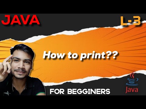 How to print ? java basic introduction .#java - YouTube