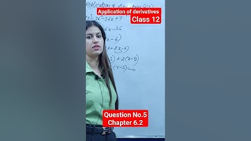 Application of derivatives| Class 12 Ex . 6.2 #class12maths #ncertsolutions #maths