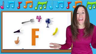 Phonics | The Letter F (Official Video) Signing for Babies ASL | Letter Sounds F | Patty Shukla