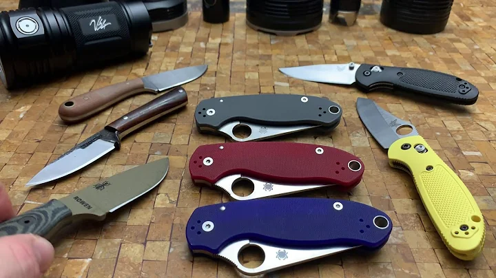 Spyderco Para 3 Maxamet, S110V, M390 bonus LT Wright Bushcrafter HC