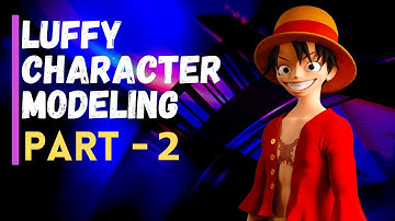 Luffy : Character texturing | One Piece | Blender #luffy #onepiece