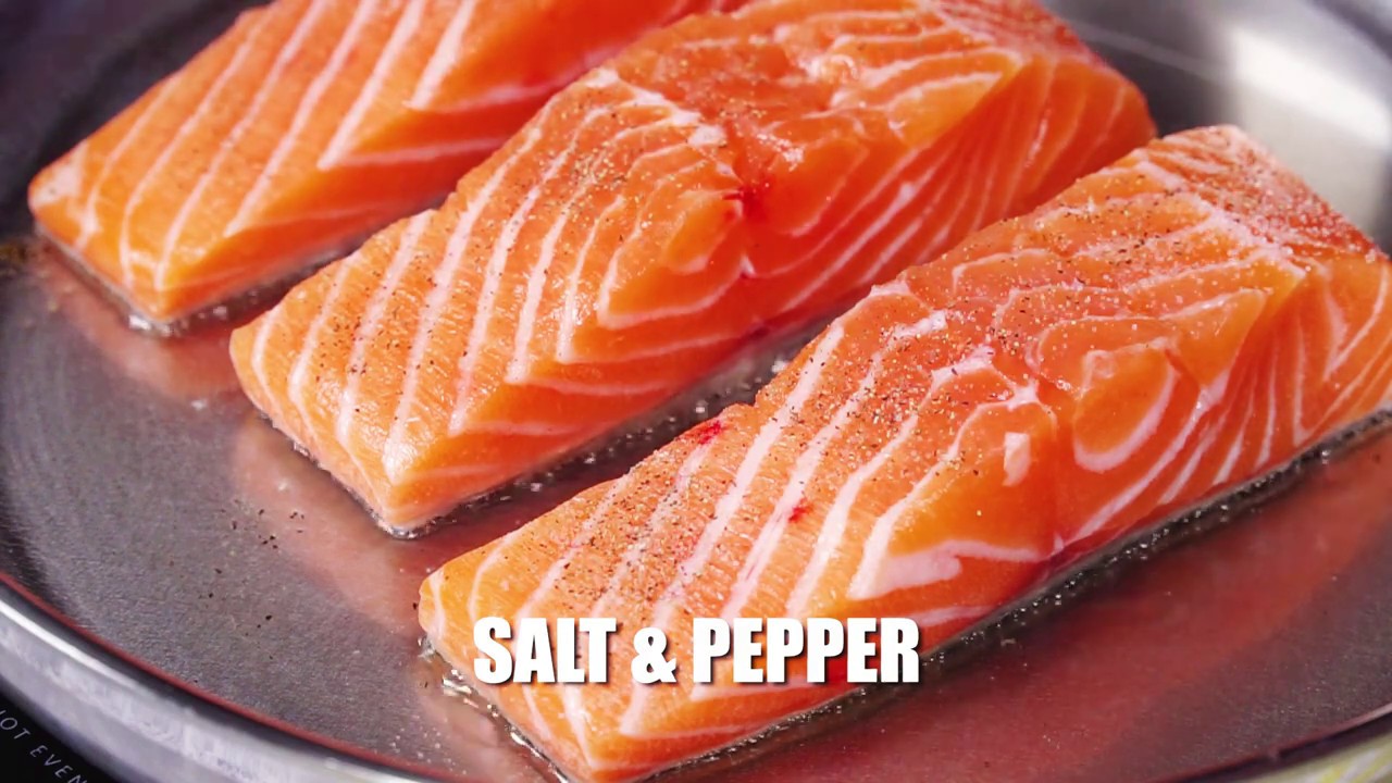 Pan Seared Salmon Recipe With Lemon Garlic Cream Sauce