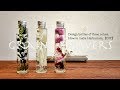 Design bottles of three colors. How to make Herbarium.【DIY】