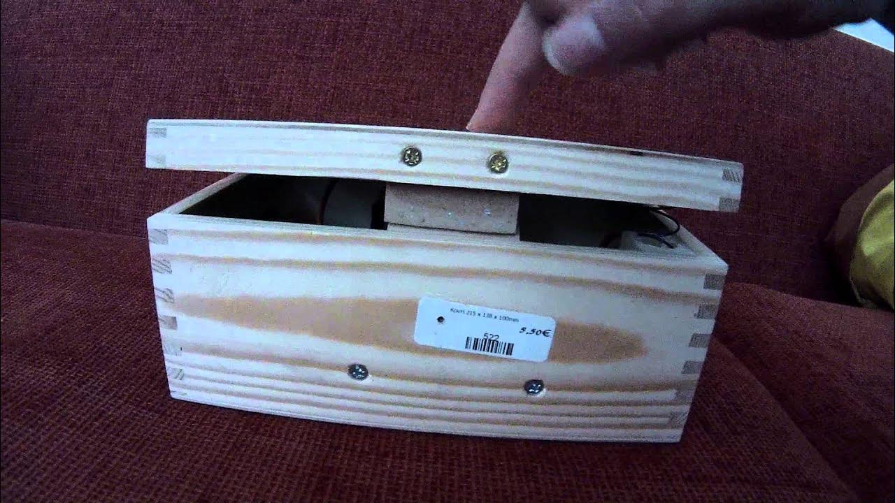 Arduino puzzle box with secret knock and laser YouTube