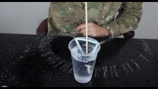 Simple Water Pump from a Straw - Science Experiment