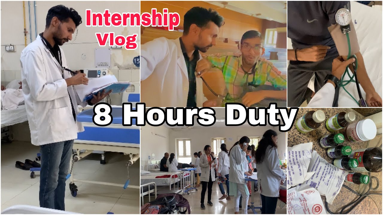 Internship vlog- 8 Hours ipd duty in Nia | A day in the life of intern ...