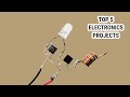 Top 5 simple electronic projects  utsource