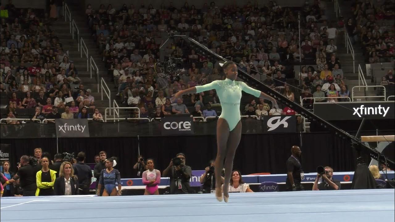 Kelise Woolford Floor Exercise 2023 Xfinity U.S. Championships